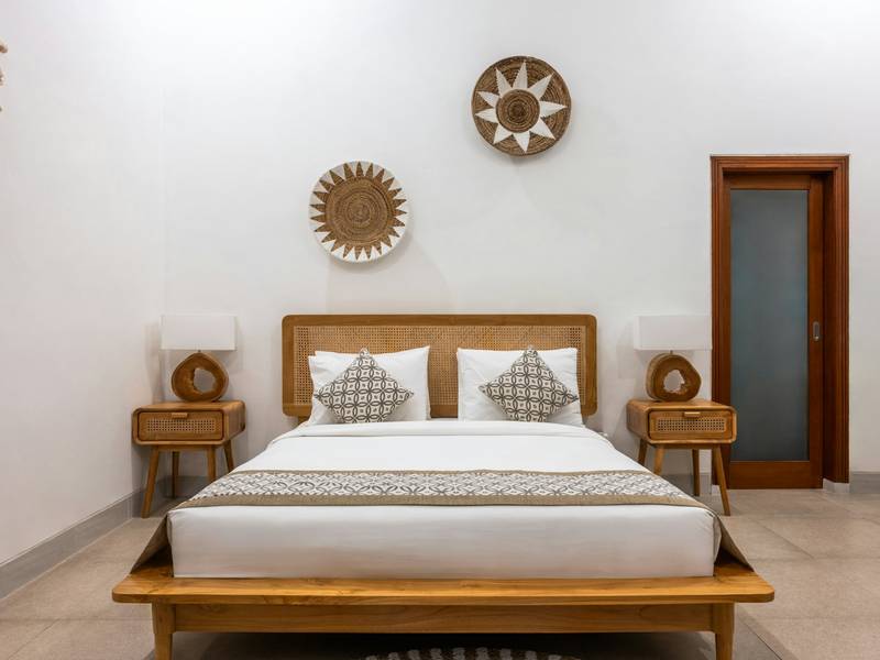 Wooden bed